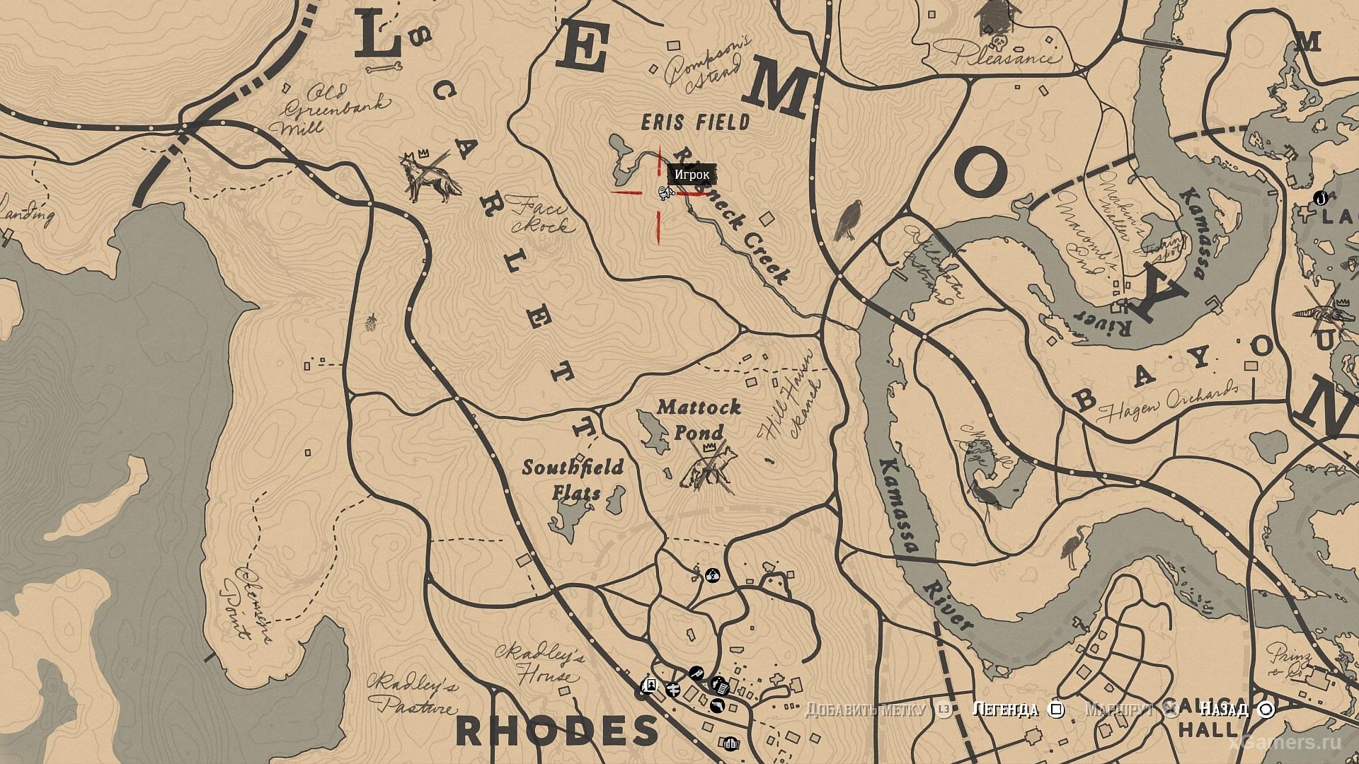 Mark on the map where chanterelles grow