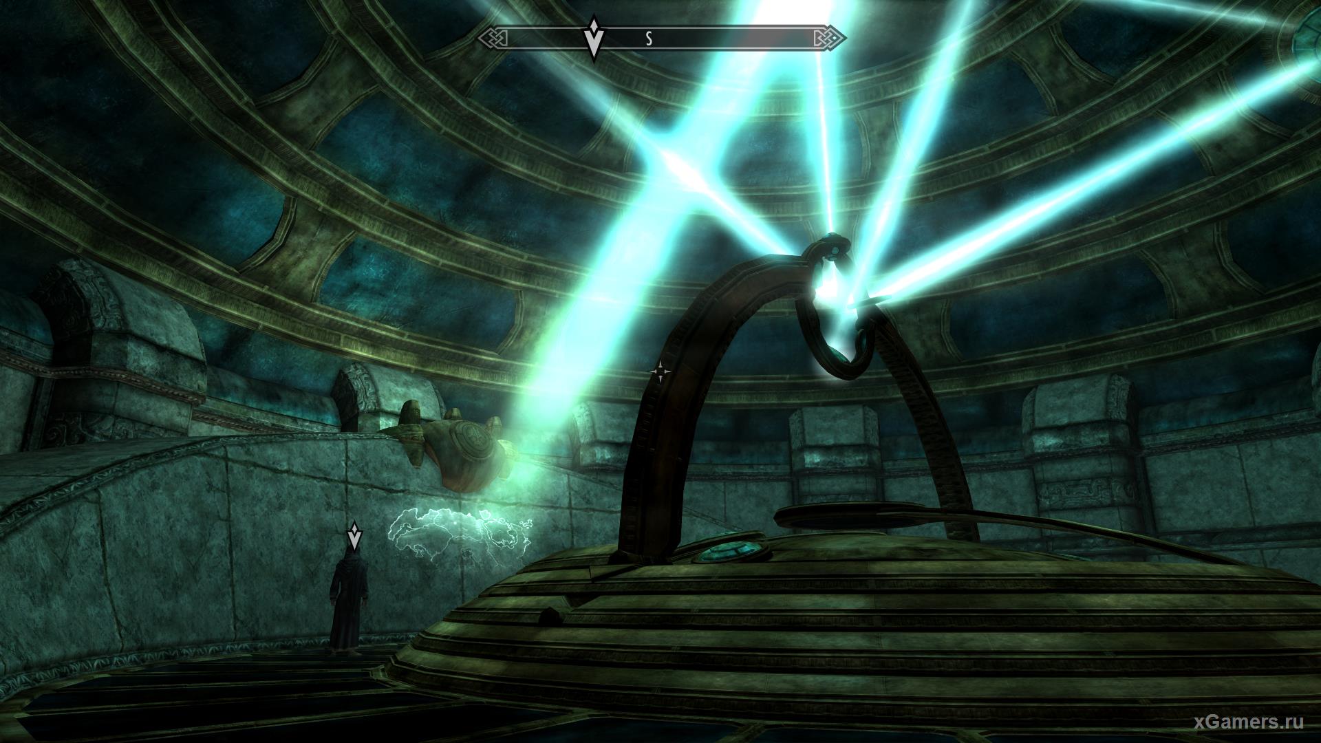 Skyrim "Discovery of the invisible" - how to focus the Ocuratorium, if the rays are not visible