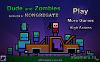 Dude and Zombies - flash game online free