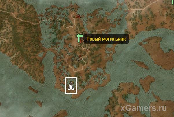 Location on Map - Aard in the location (Velen and Novigrad)