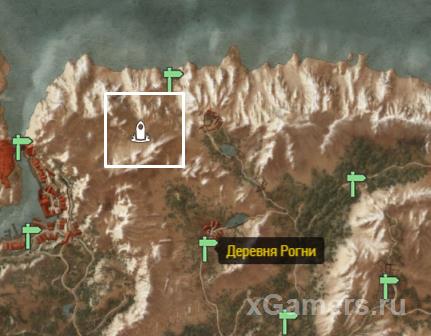 Location on Map - Igni first in the location (Skellige)