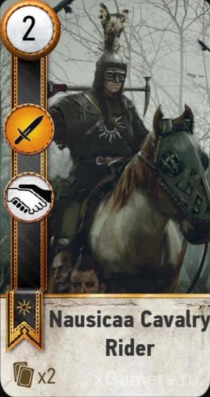 Nausicaa Cavalry Rider - Gwent Cards