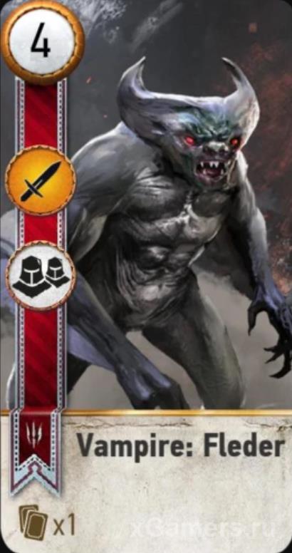Vampire: Fleder - Gwent Cards