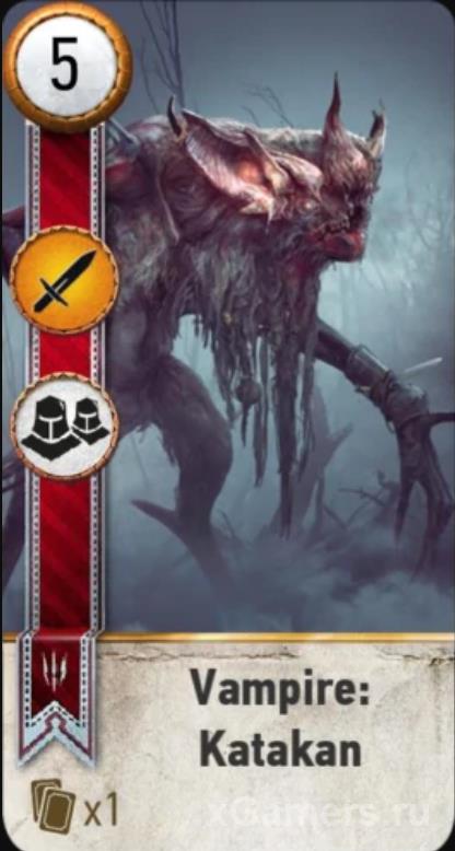 Vampire: Katakan - Gwent Cards