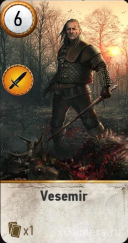 Vesemir - Gwent Cards witcher 3