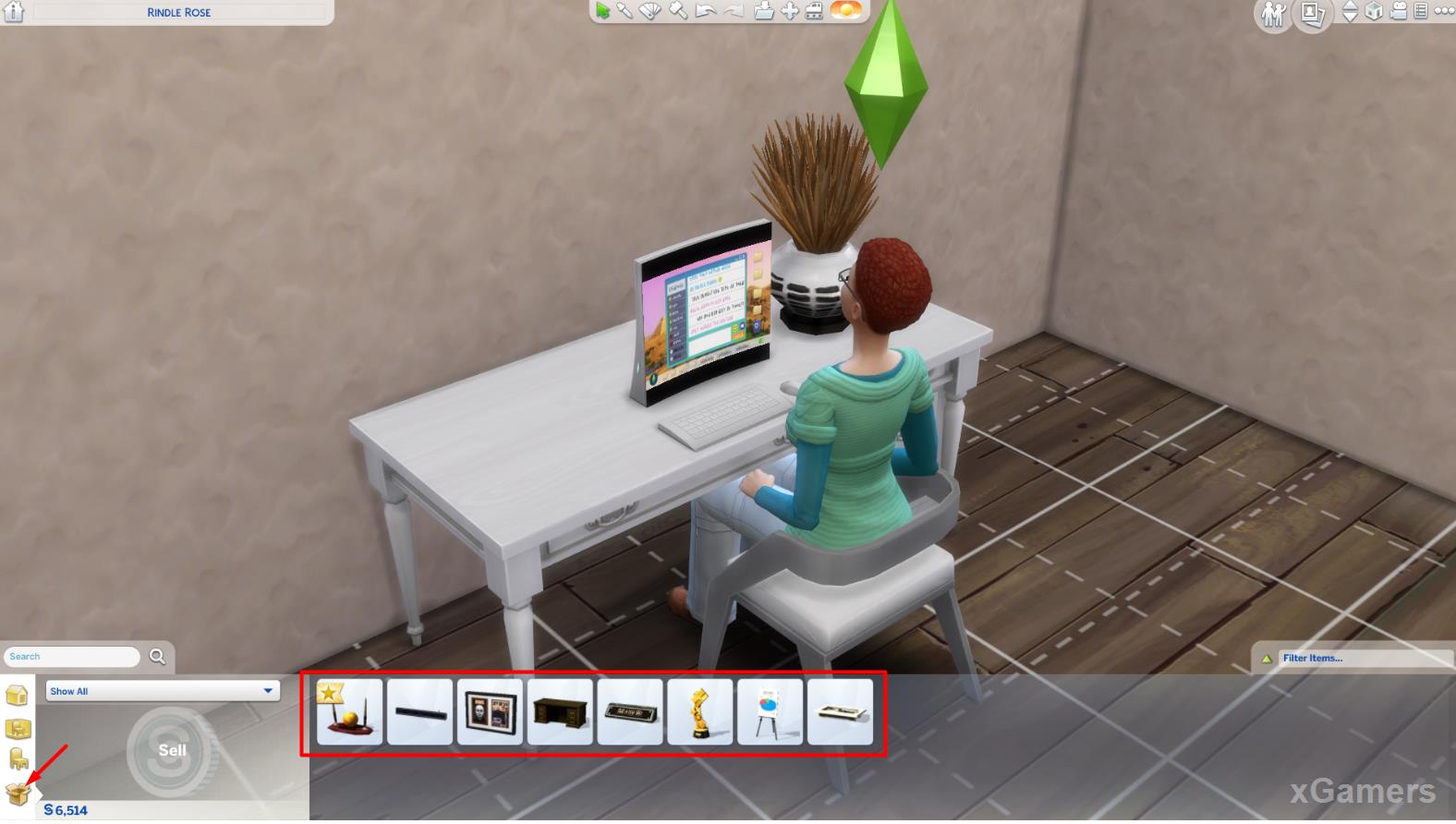 The working process - Sims 4