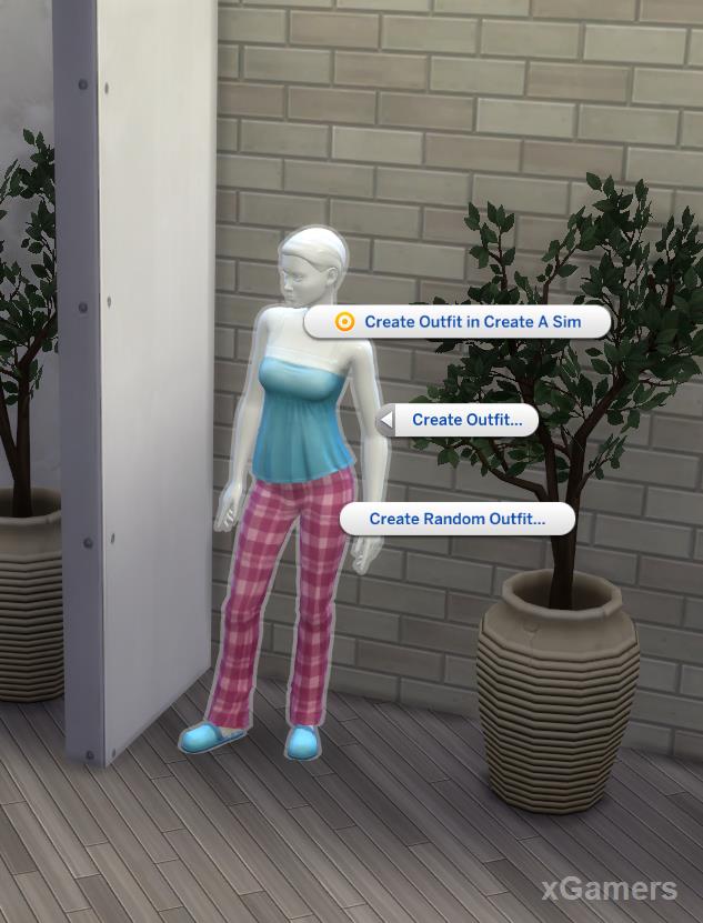 Change clothes and posture mannequins in Store Sims 4