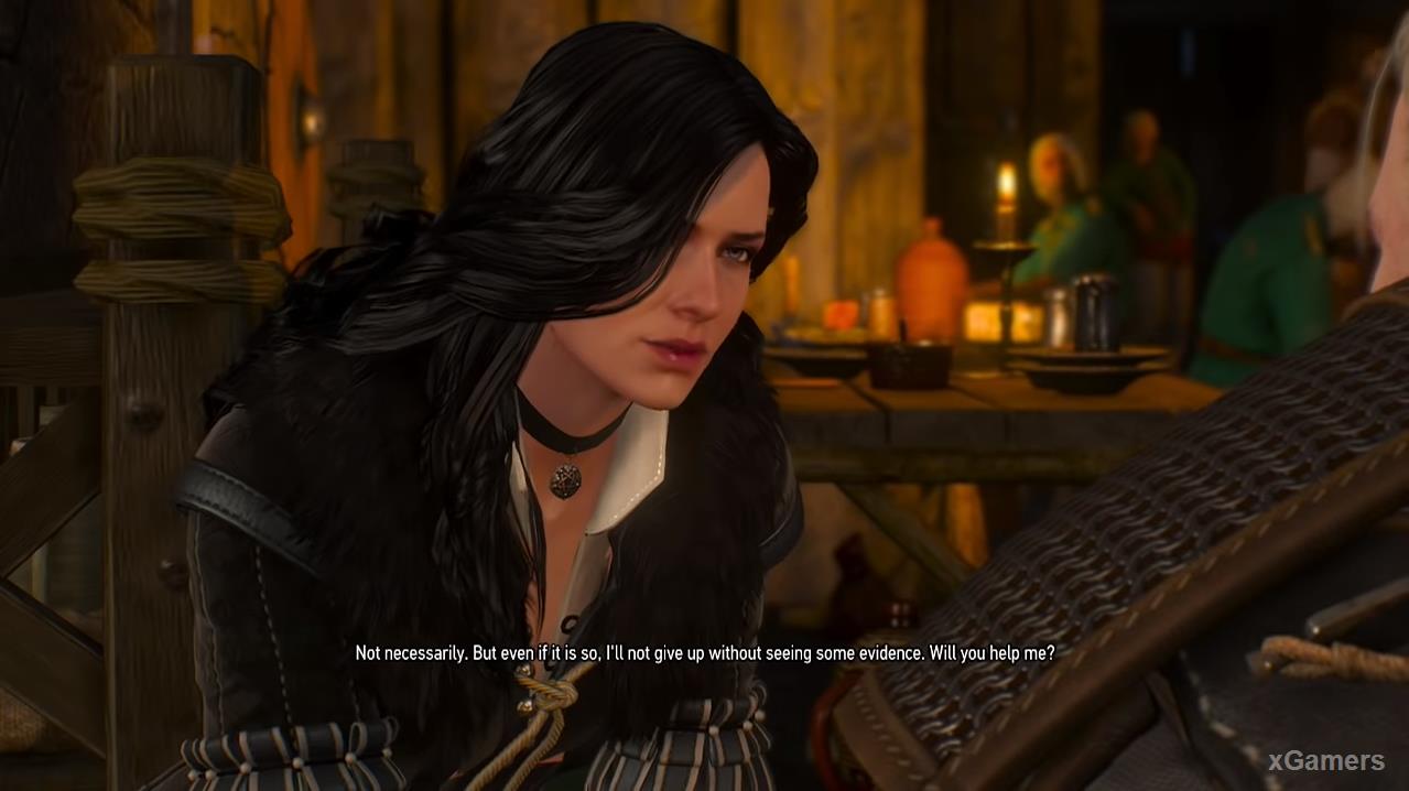 Geralt learns that Yennefer is very interested in the fate of a certain sorcerer named Amos