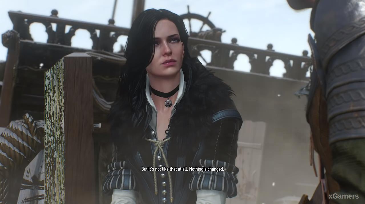 Yennefer confesses that her feelings for Geralt remain the same