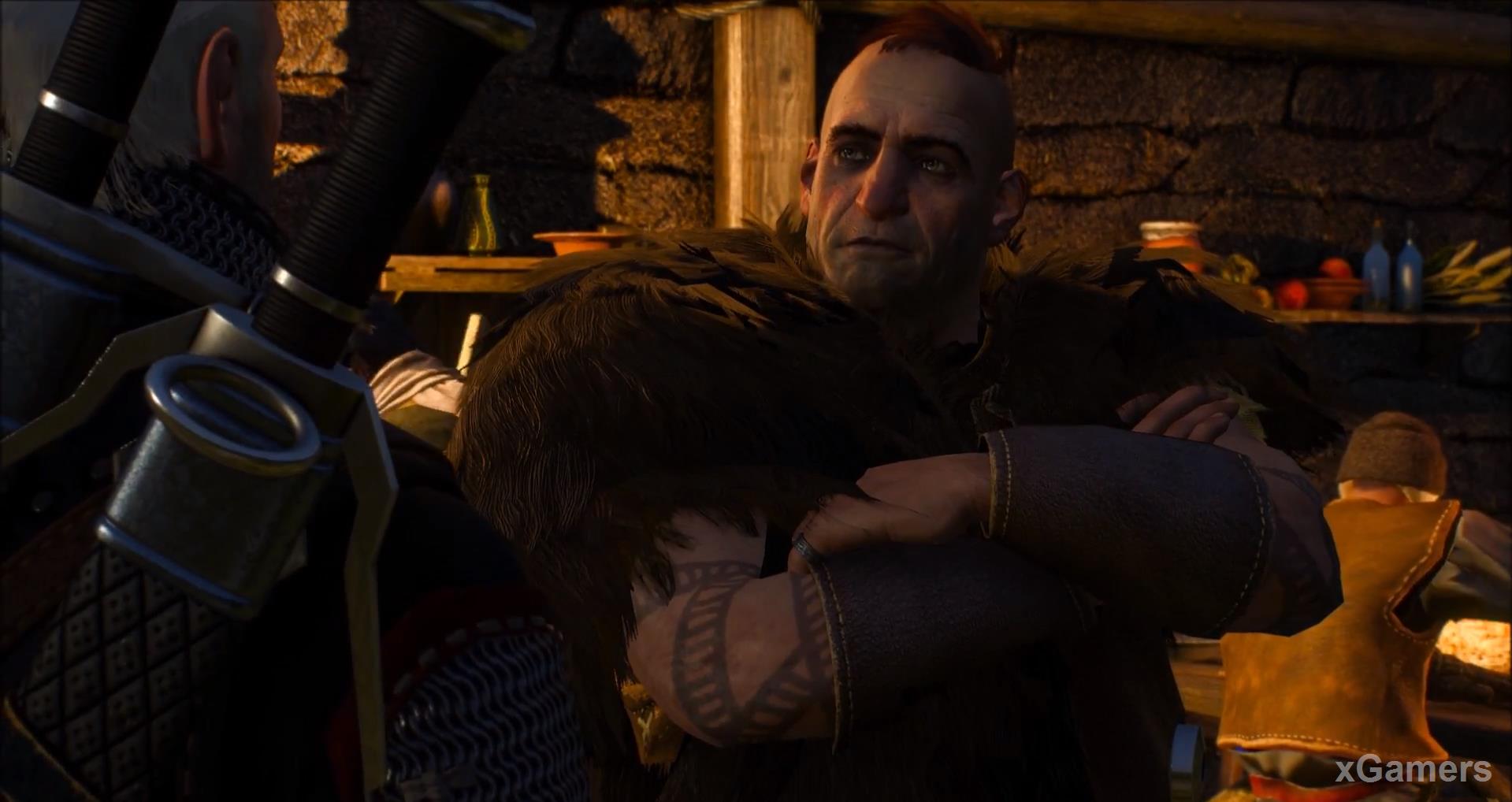 The Witcher 3 - Contract: The Phantom of Eldberg. Getting acquainted with the Jorund in village