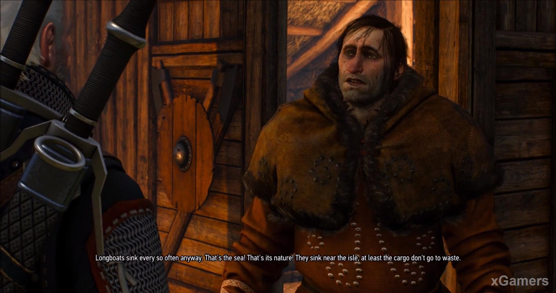 Geralt will tell about his findings and tell the reason for the appearance of ghosts.