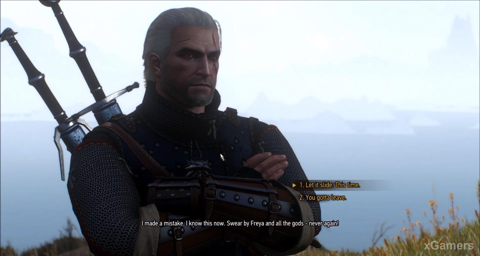 Geralt and Mikkjal - choice and consequences 