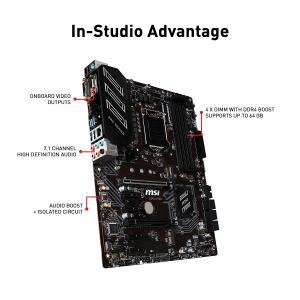 Motherboard (MSI Z390-A) - In-Studio Advantage