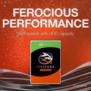 Seagate 1-TB FireCuda Gaming. Ferocious Performance