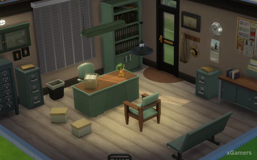 The Sims 4: Get to Work - working area 