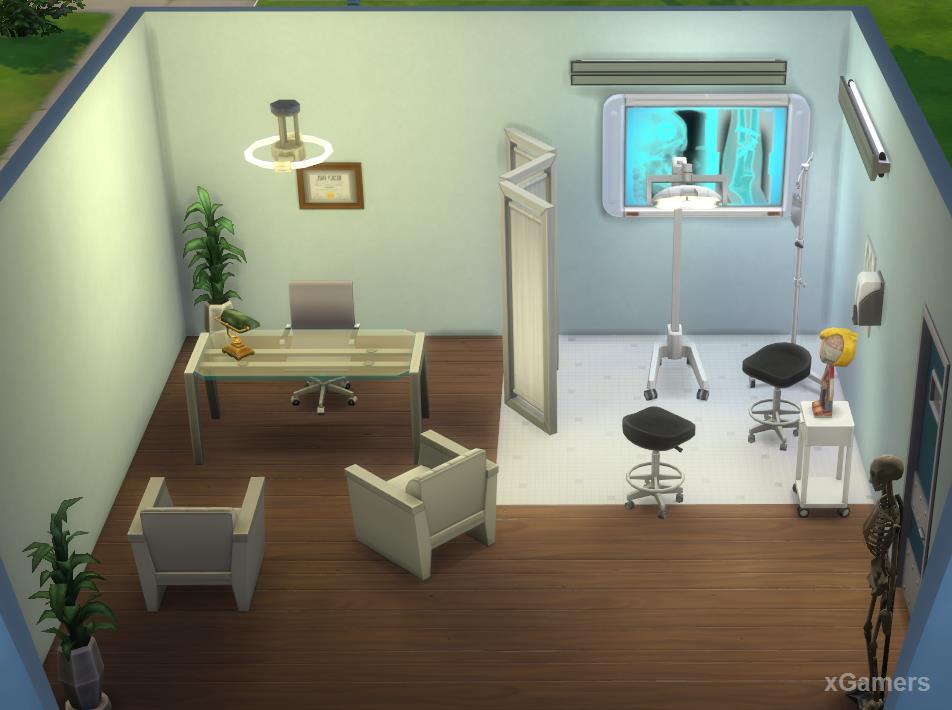 The Sims 4: Get to Work - you can self making working area 