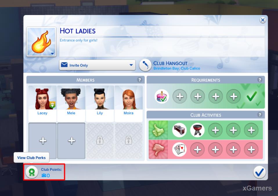 You can buy rewards for points accrued in the process of club meetings