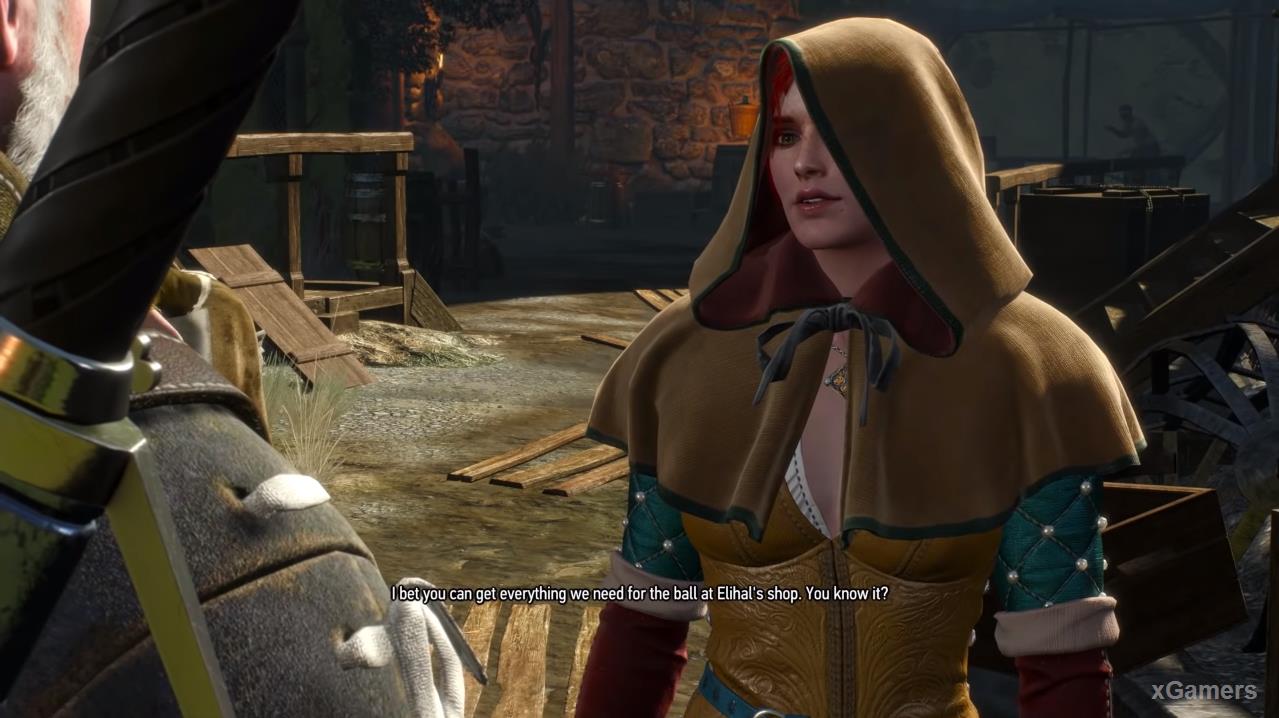 The essence of the proposal is that Triss must save Albert during the next masquerade party