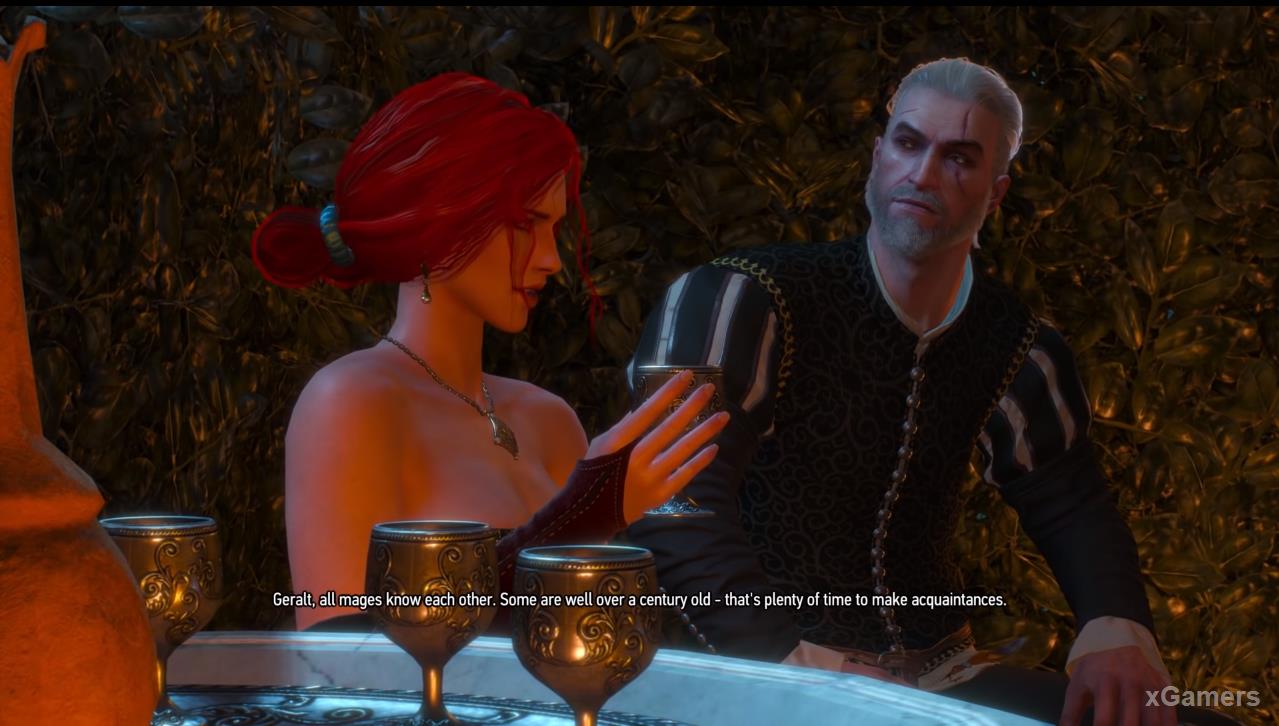 There was still plenty of time before the designated fireworks display, and Triss would suggest spending it in the garden.