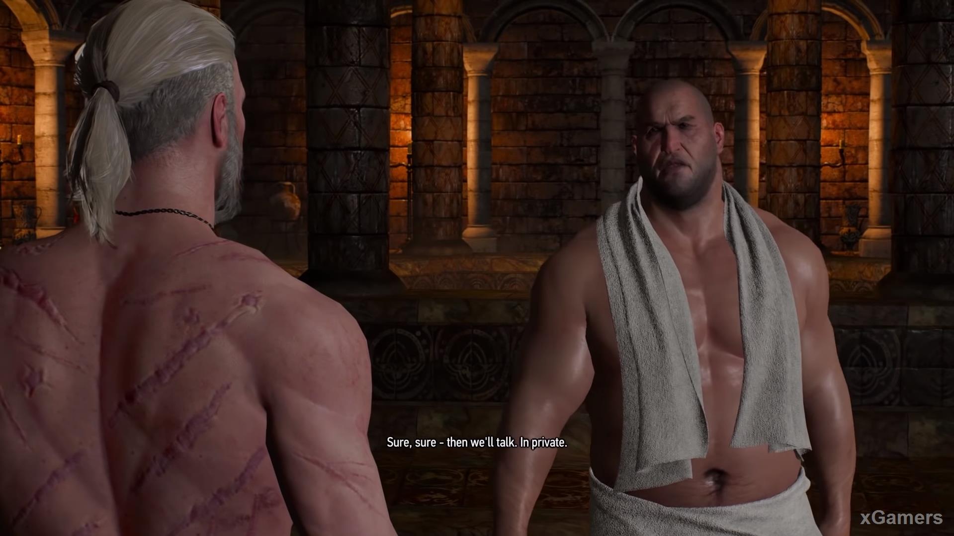 Personal conversation Geralt with Dijkstra