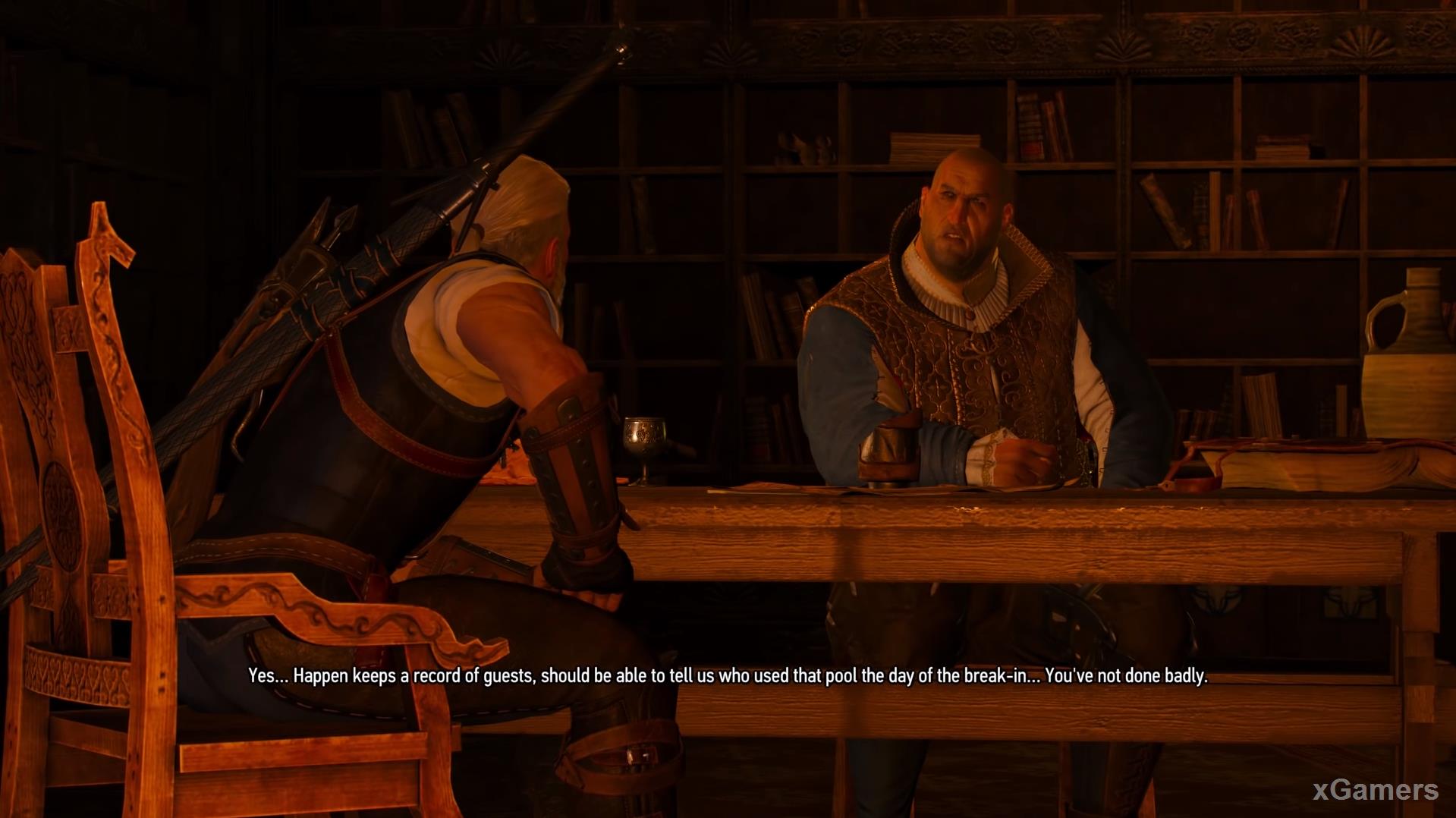 Discussion the information received, the spy and the Witcher
