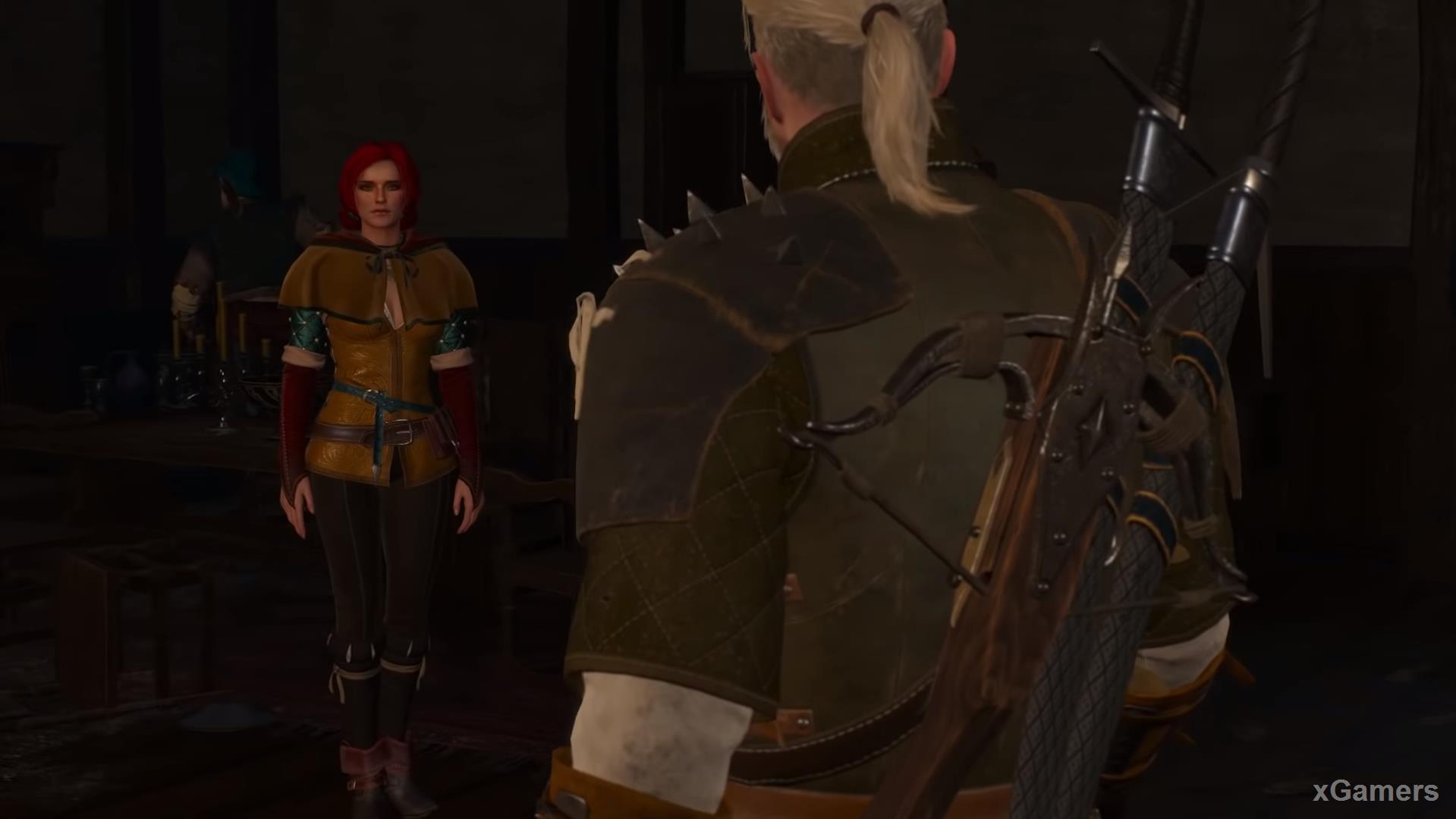 Meeting Sigismund in the company of Triss