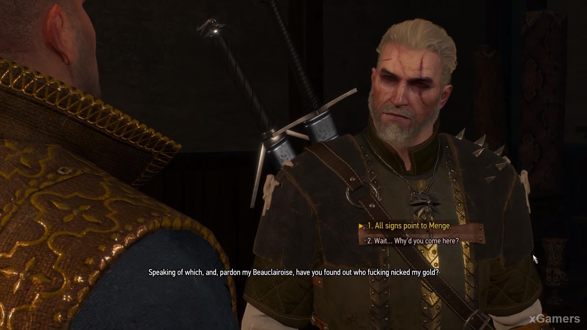 Dijkstra guesses about the mutual feelings of Geralt and Triss