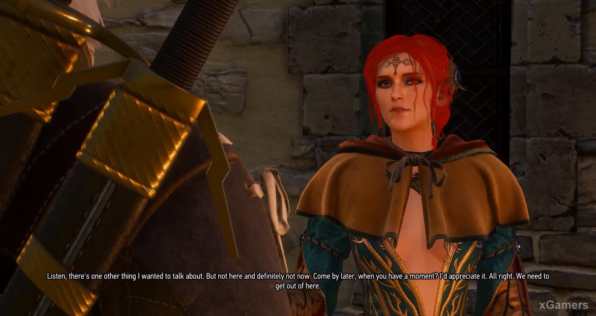 Triss and Geralt in quest: Count Reuve s Treasure