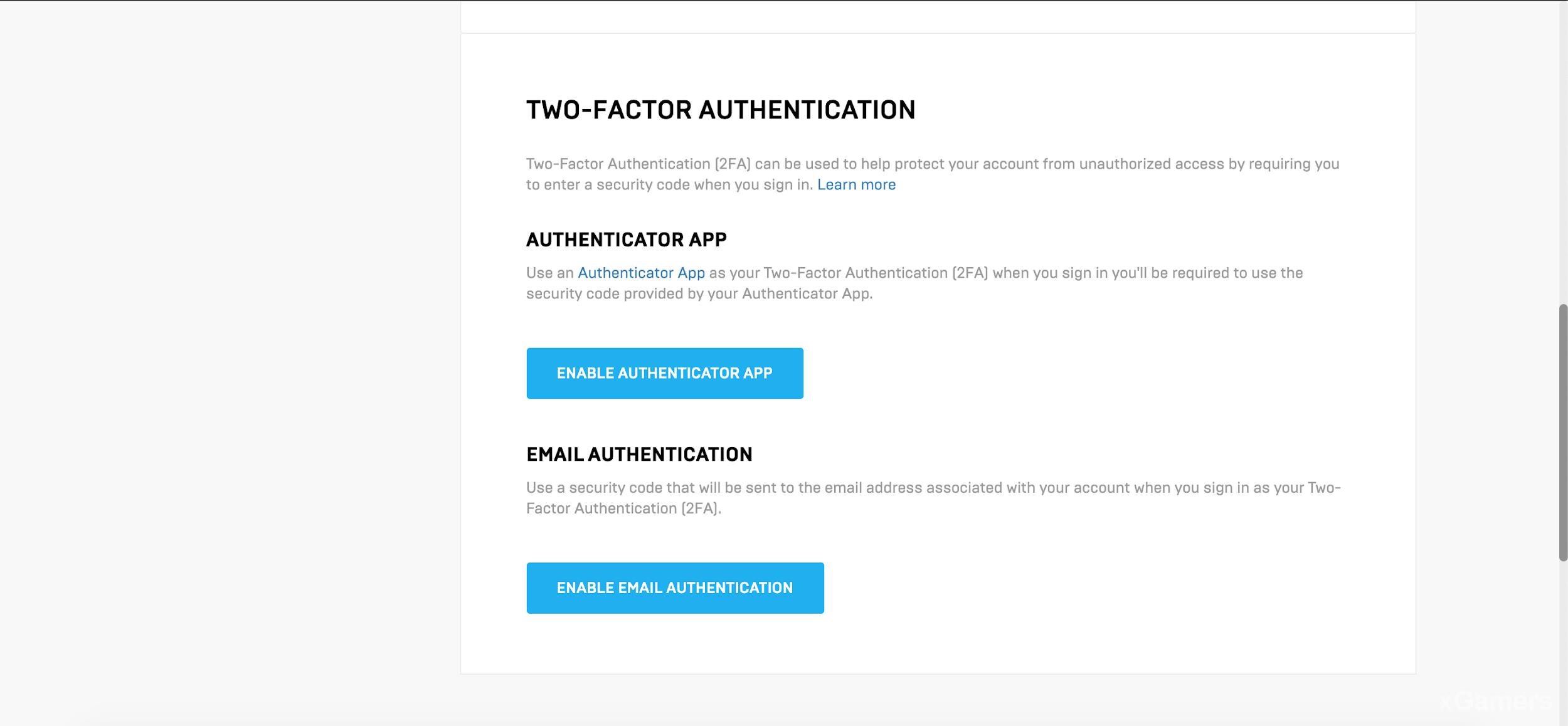 Two-Factor Authentication (2FA)