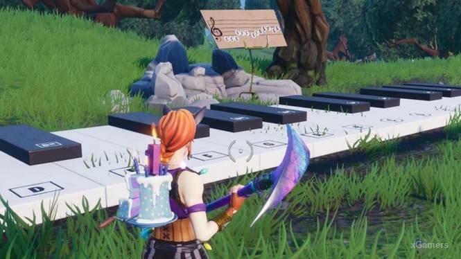 Fortnite piano locations | Play the Sheet Music at an Oversized Piano | 