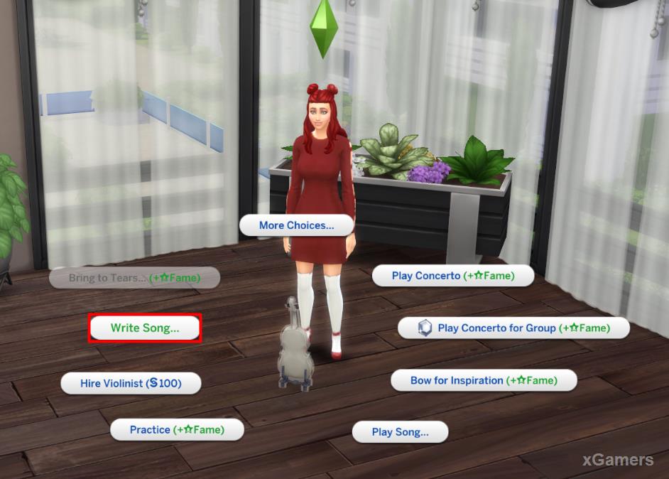 How create a piece of Music in Sims 4