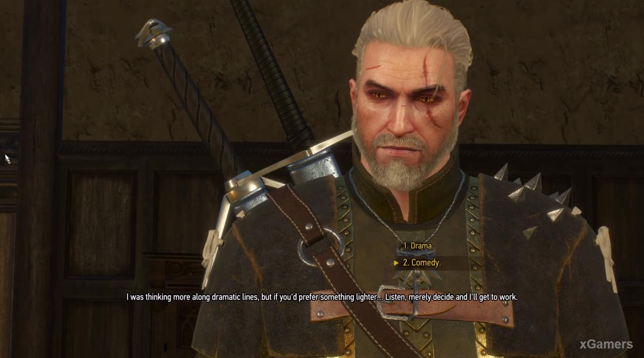 Geralt is developing a plan