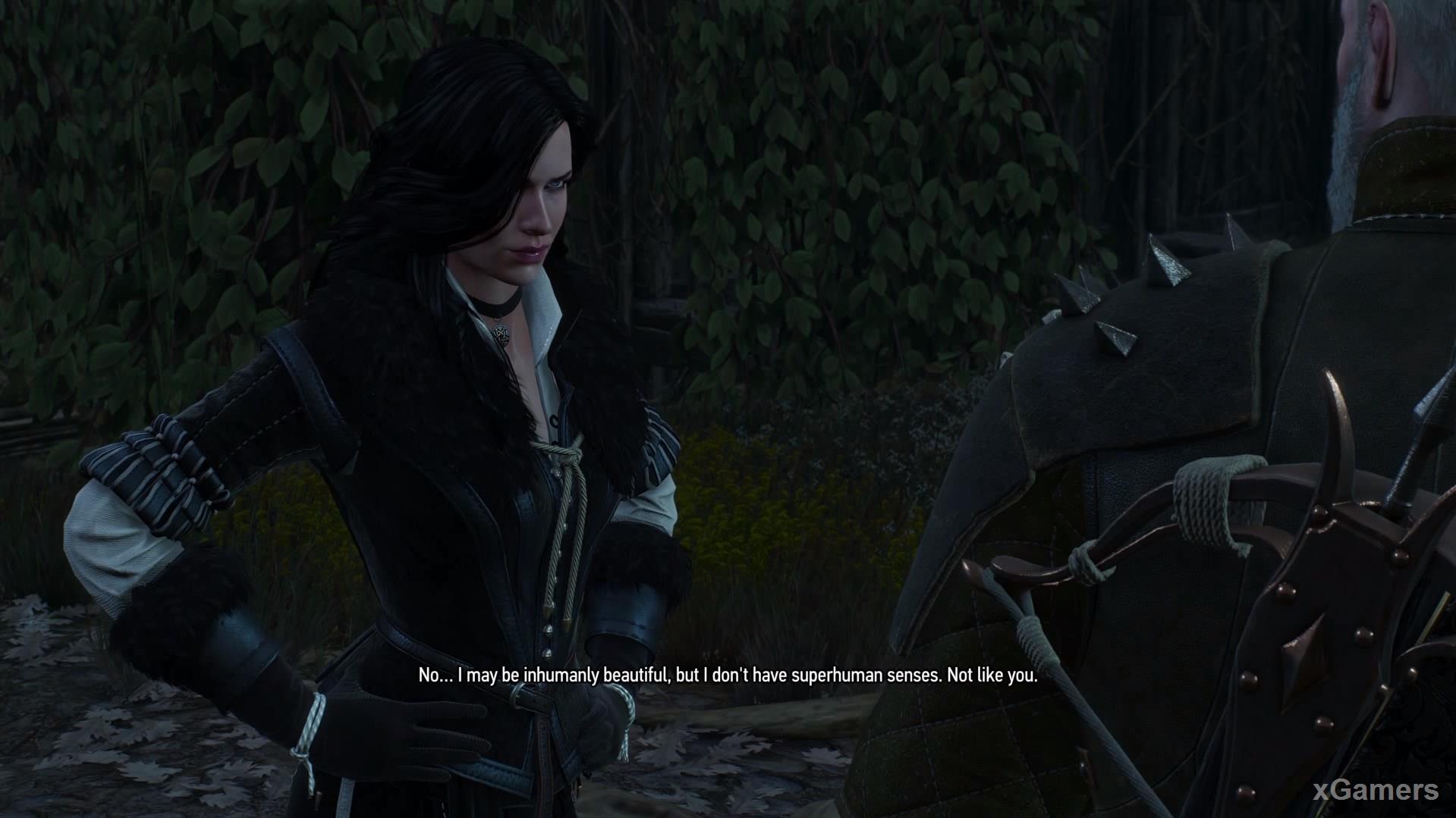 A conversation will begin with Yennefer, in which She will tell the information known to her