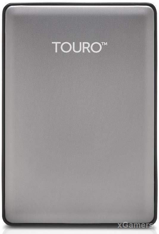 HGST Touro S 1TB 7200RPM High-Performance Portable Drive, Platinum