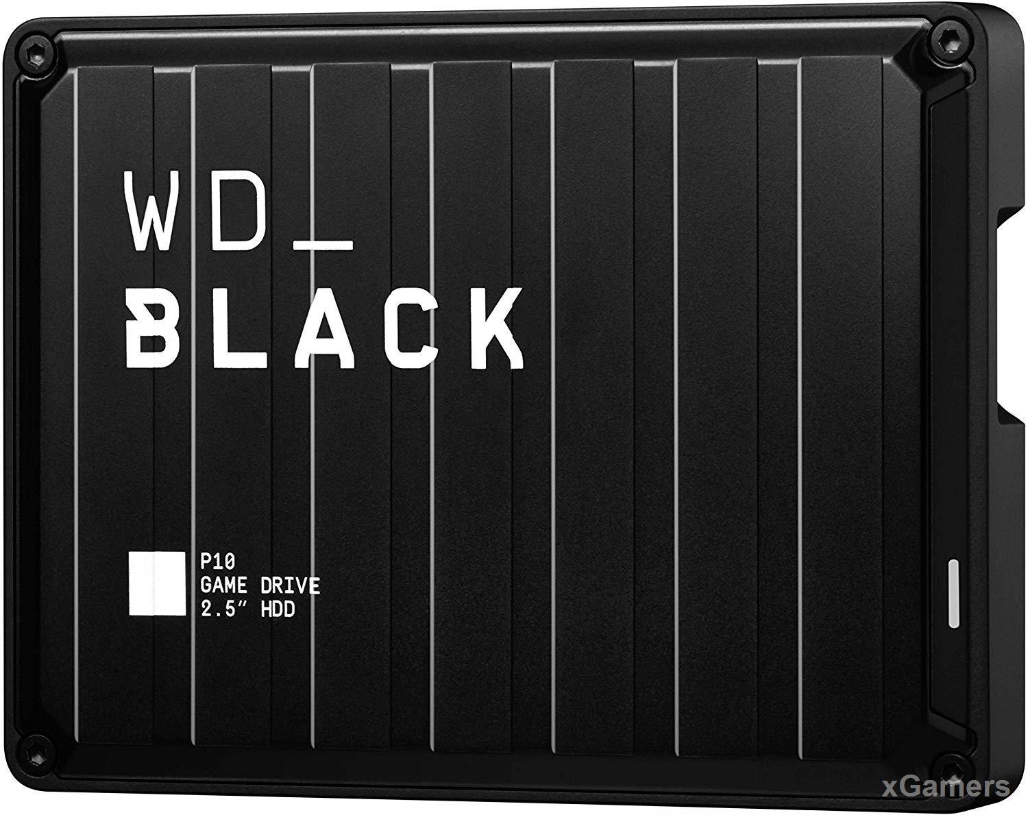 WD_Black 4TB P10 Game Drive, External Hard Drive Compatible with PS4, Xbox One, PC and Mac