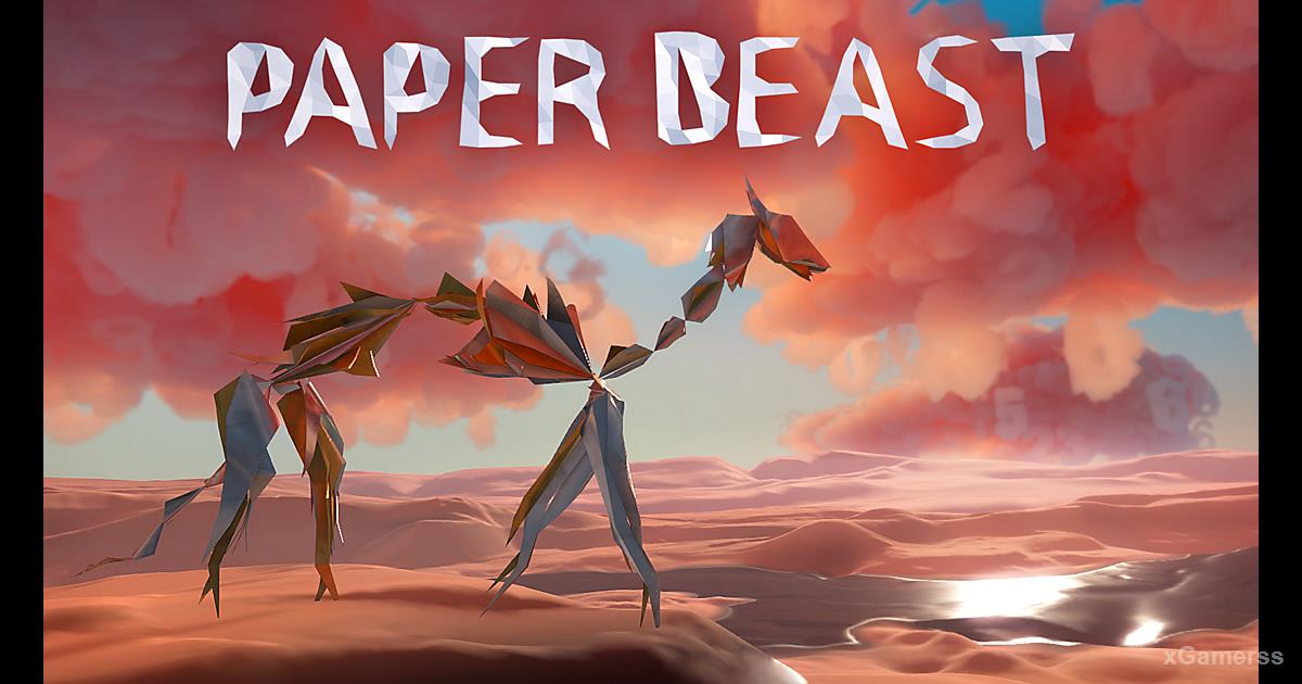 Paper Beast - In Game you meet different creatures created from paper