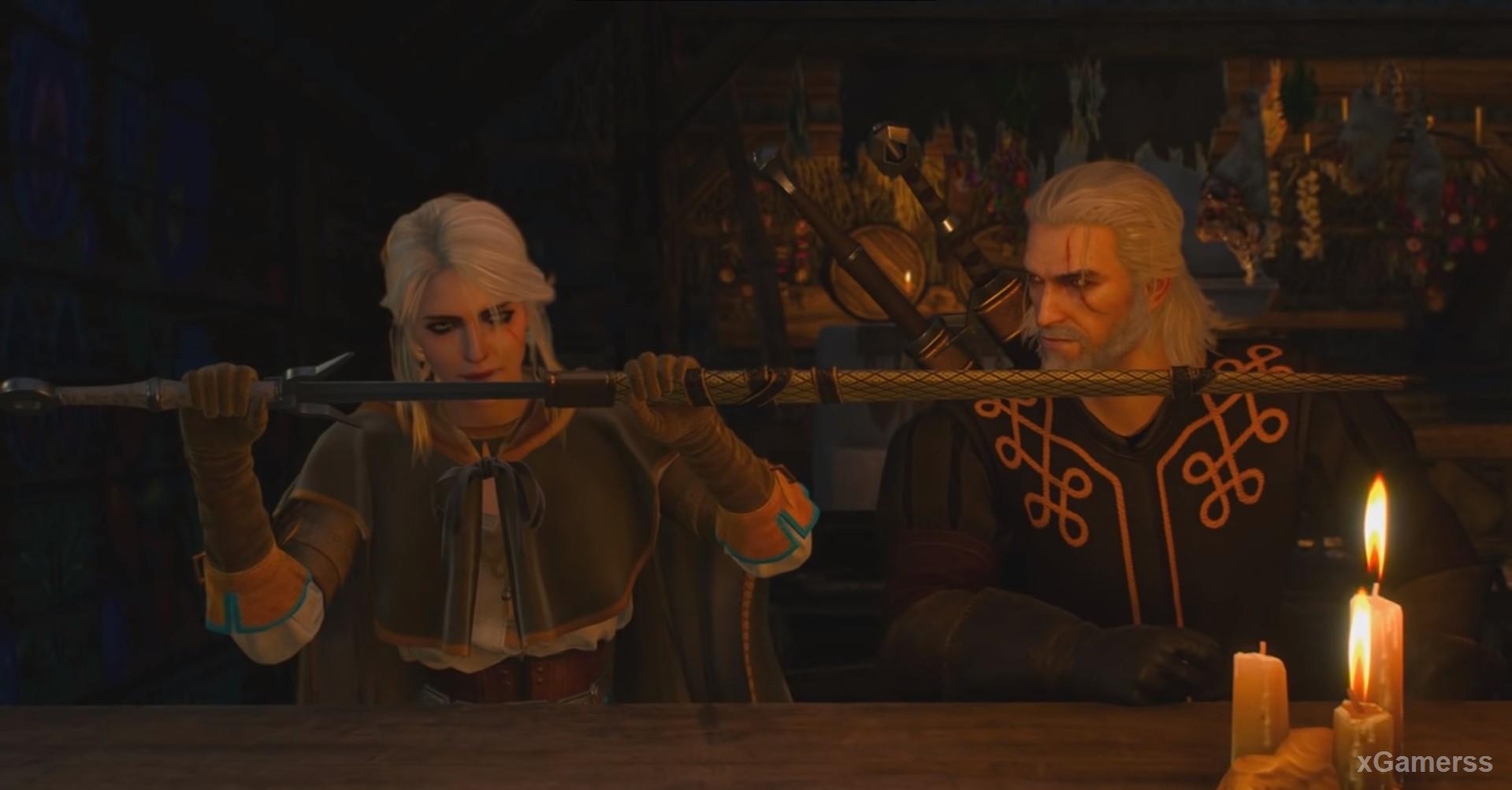 Ciri decides to become a witch realizing that legends will still tell about her