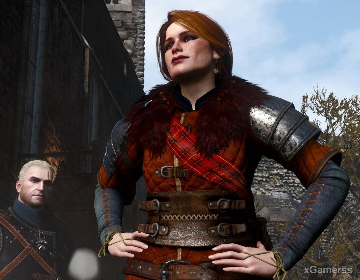 Geralt is talking to Cerys but she will not help