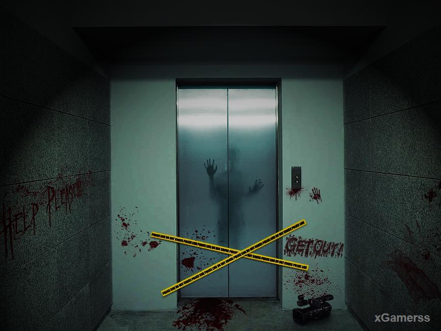 Страшная игра в лифте