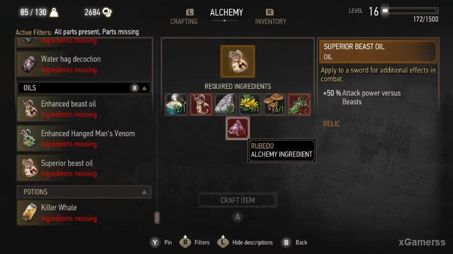 Pre-Battle Preparation: The Witchers Edge