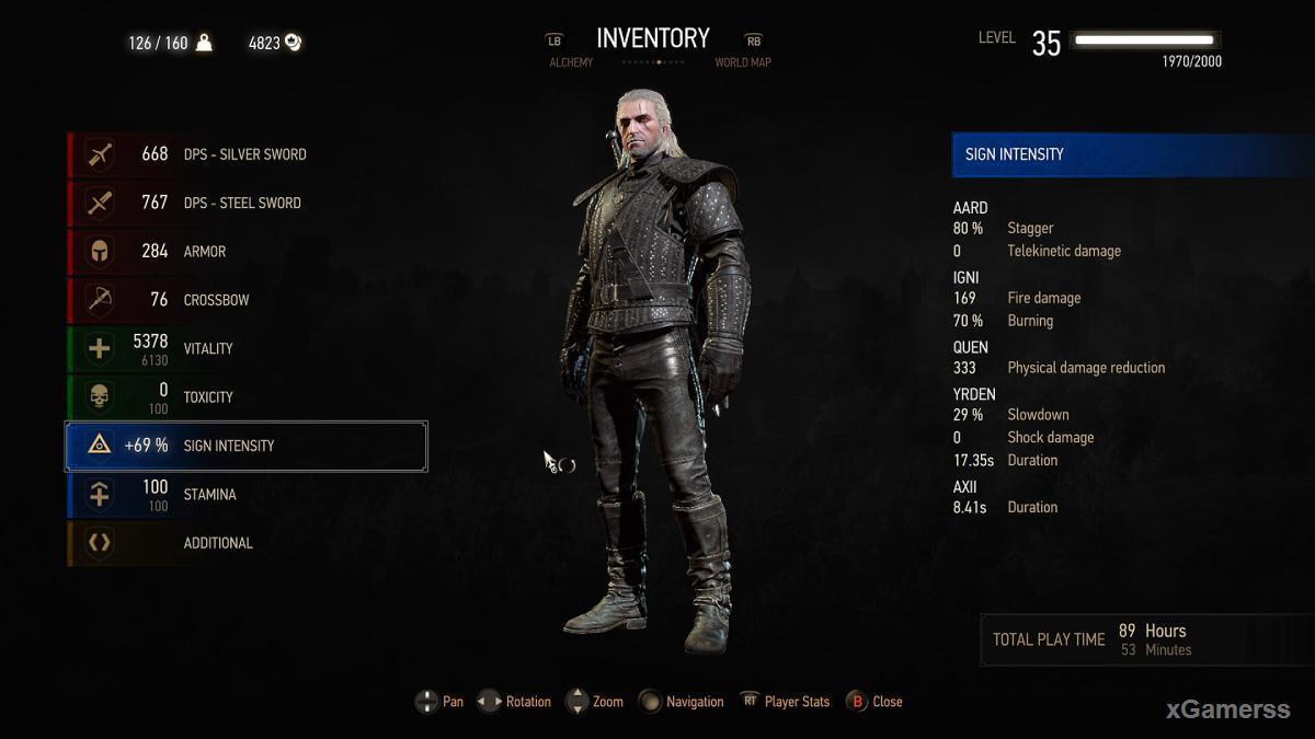 Hero image showing Geralt casting multiple signs in combat