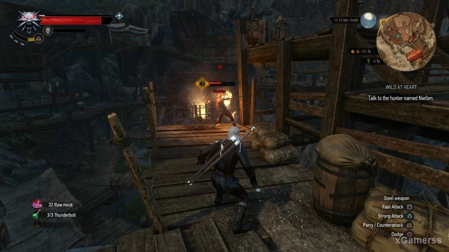 frame-by-frame breakdown of attack approach