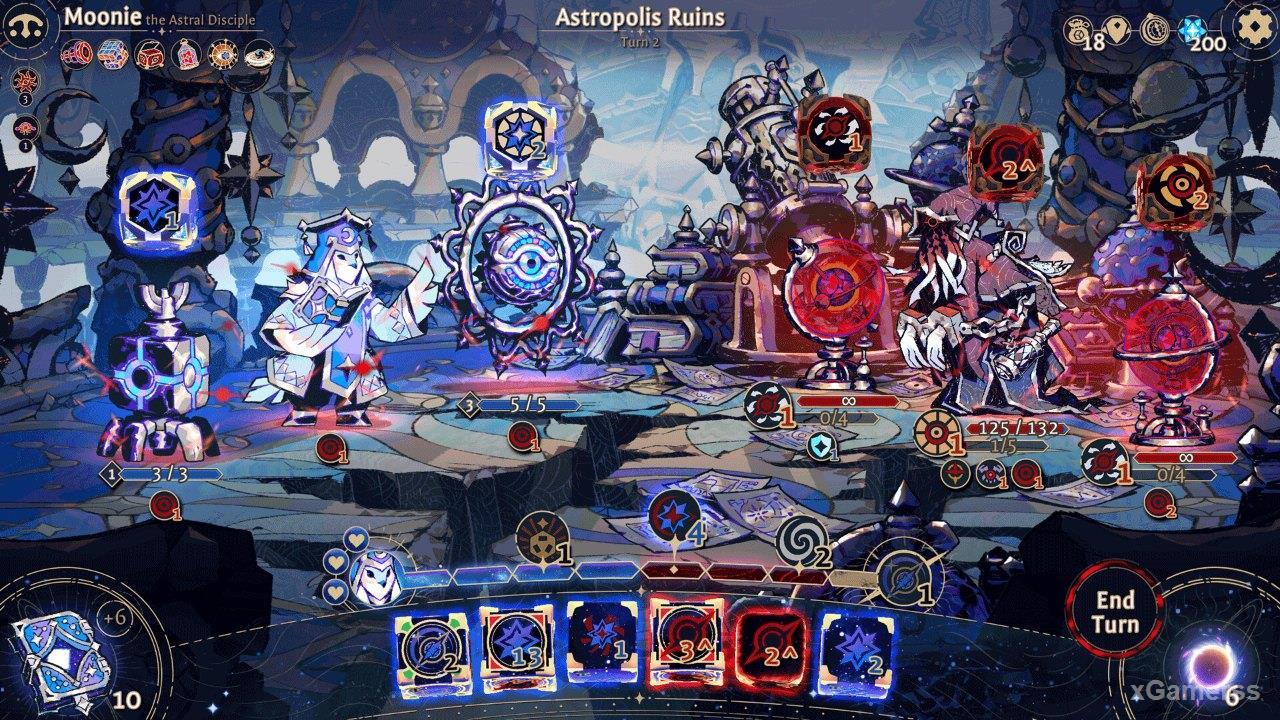 Astrea: Six-Sided Oracles gameplay - dice combat against corrupted enemies