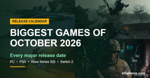 New Games October 2026: Full Release Date Calendar | xGamerss