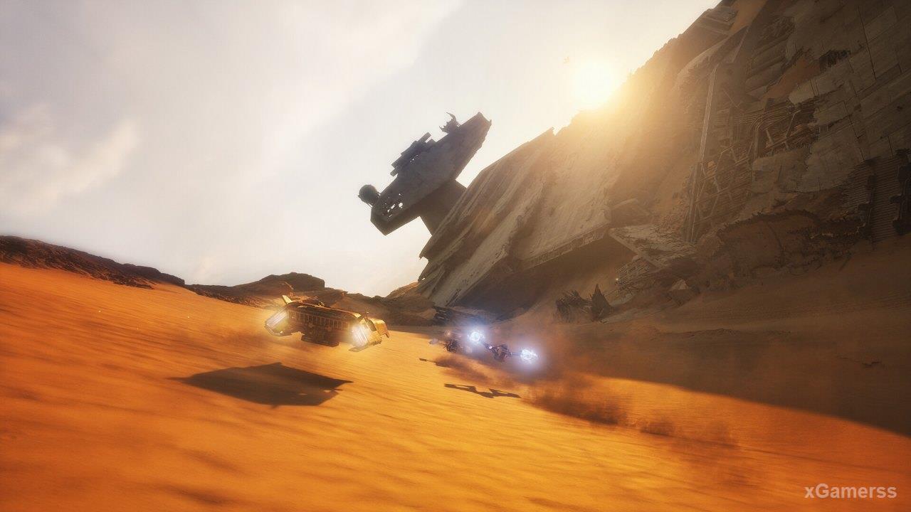 Star Wars Galactic Racer podracing