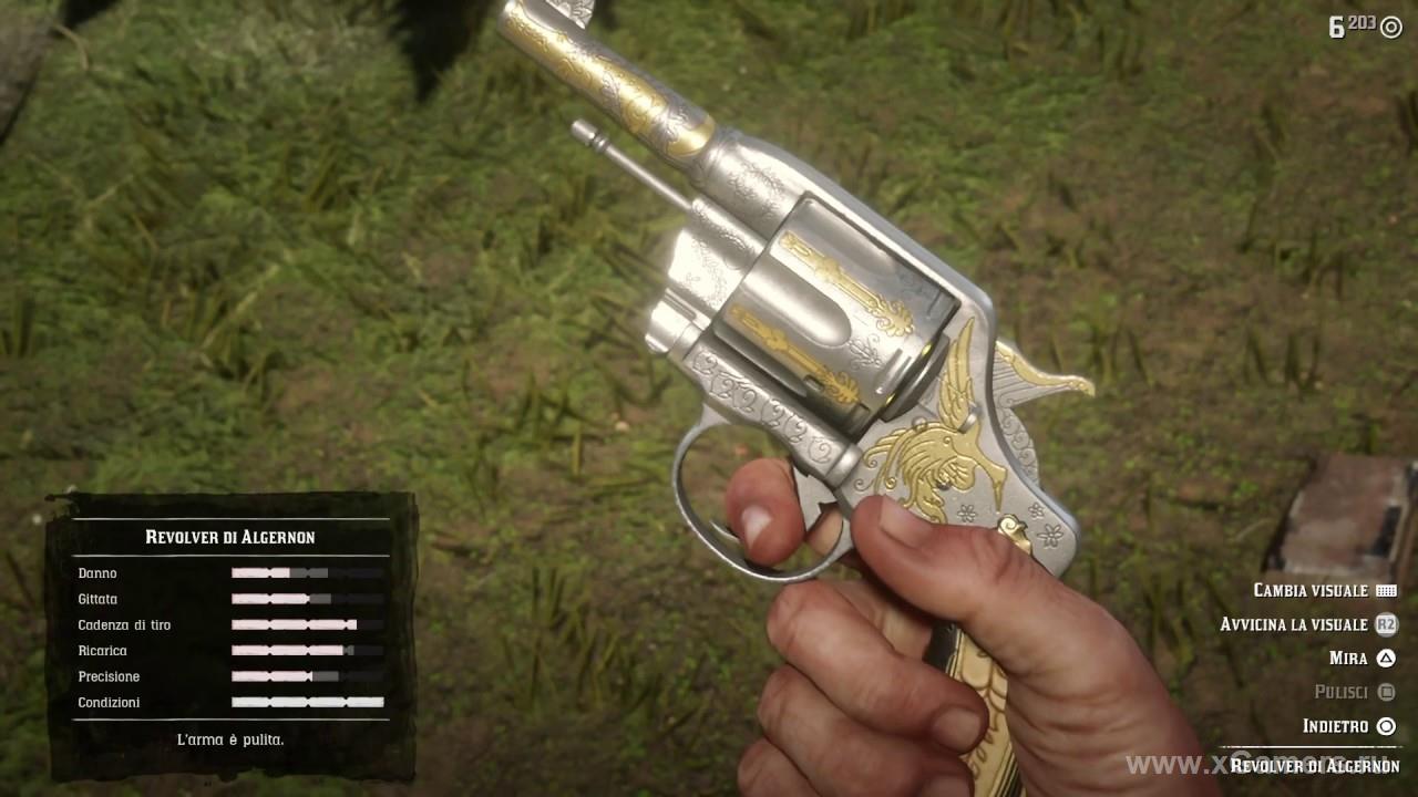 Alghernon revolver in the game Red dead redemption 2