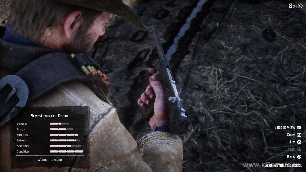 Eight semi-automatic charging pistol RDR 2