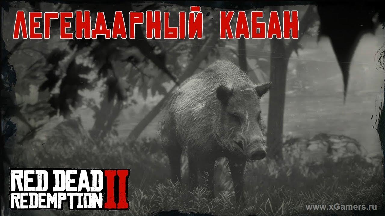 The Legendary Boar - Red Dead redemption 2