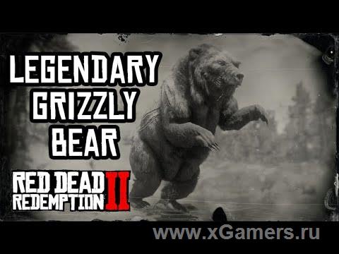 The legendary grizzly bear in the game Red dead redemption 2