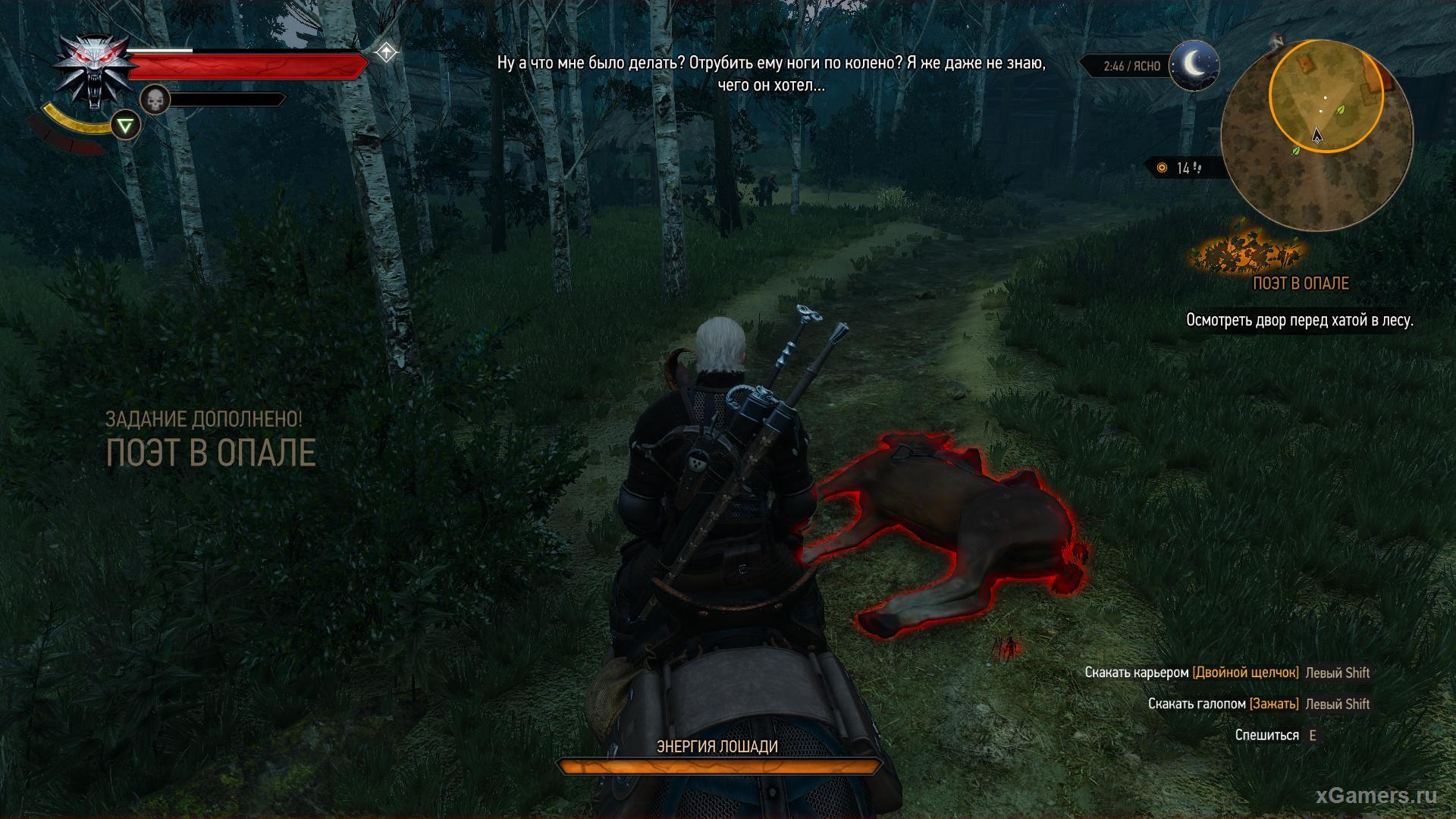 Search for Buttercup in The Witcher 3
